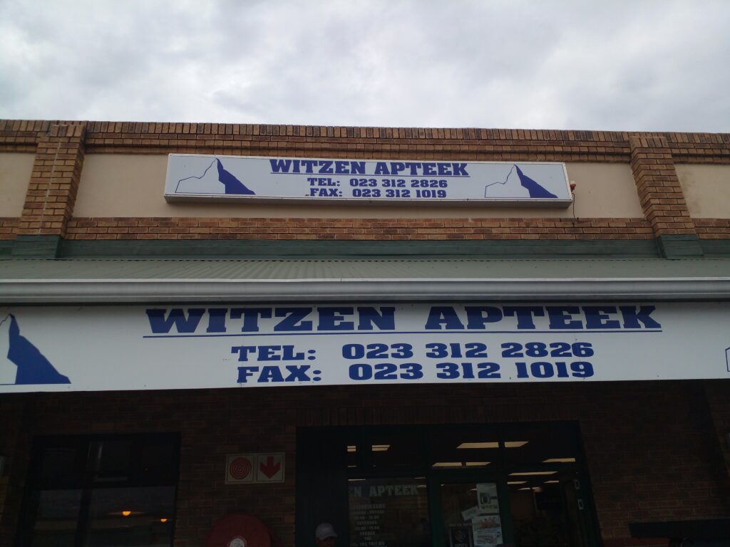 Witzen Apteek, Pharmacy, Ceres, Western Cape, South Africa