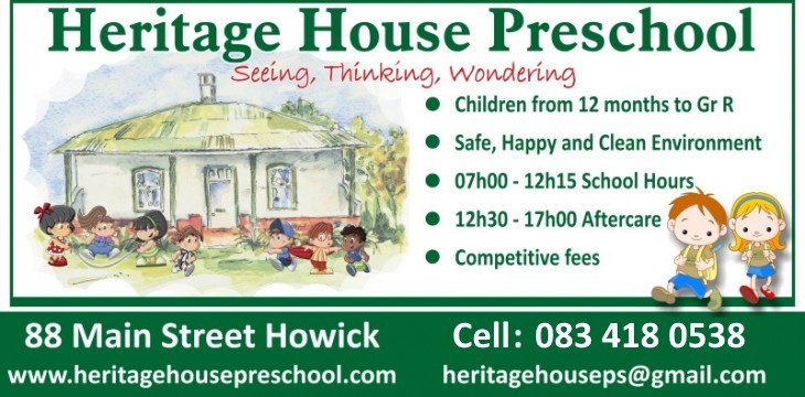 Heritage House Preschool, Howick, Kwa-Zulu Natal, South Africa