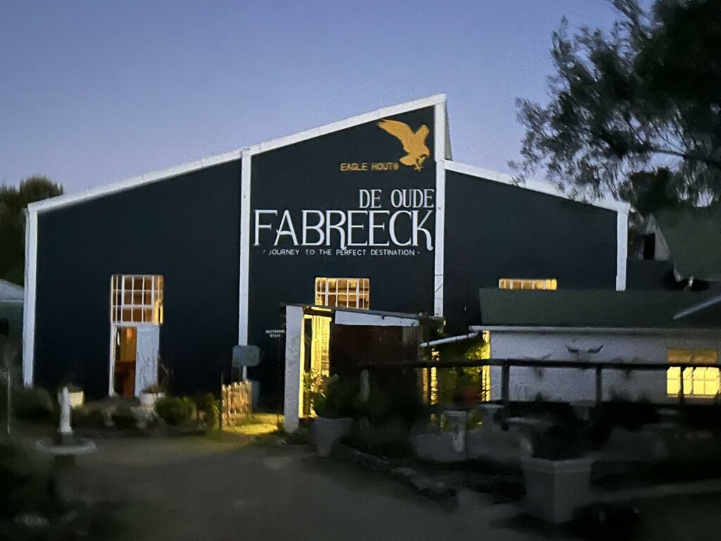De Oude Fabreeck, Family Restaurant, Bedford, Eastern Cape, South Africa