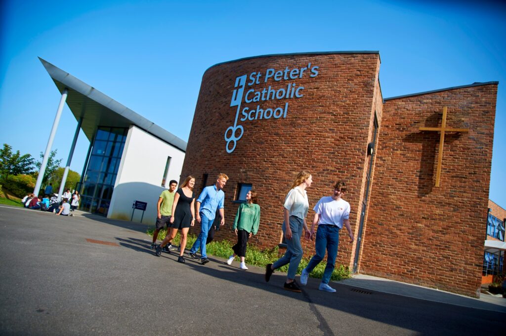 St Peter's Catholic School, Guildford, Surrey, England