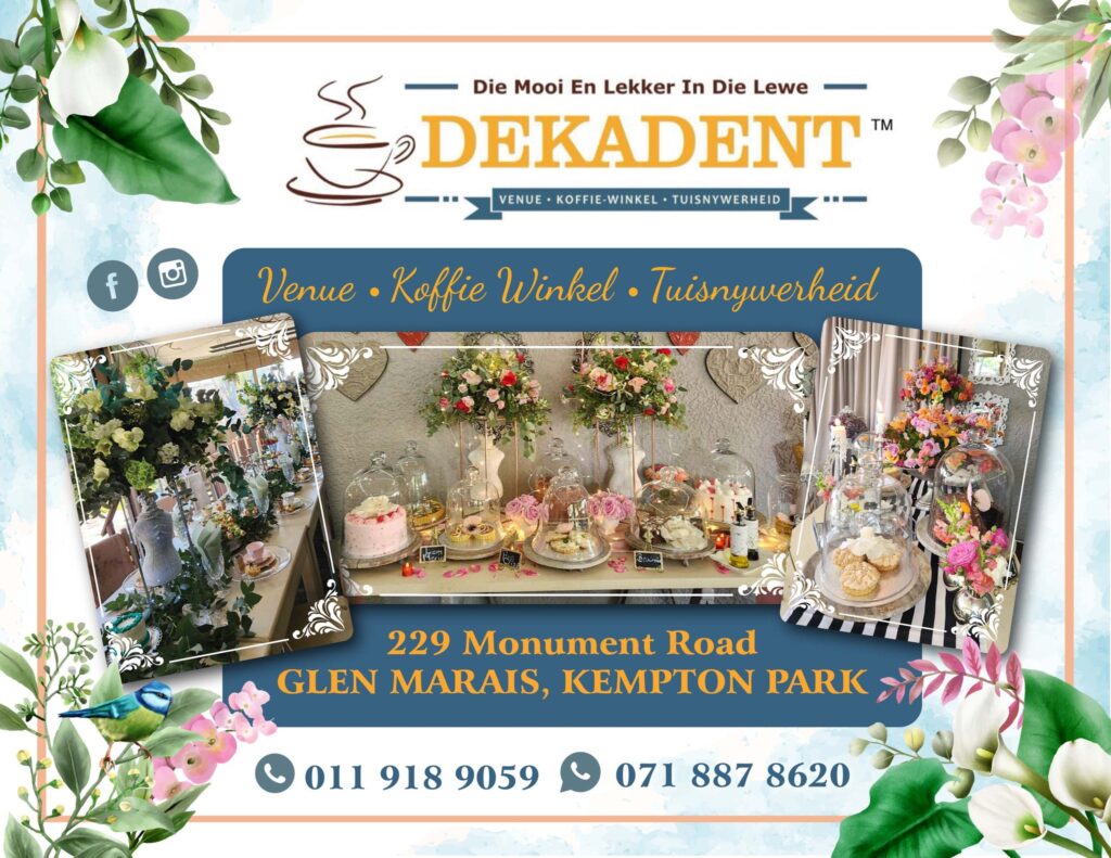 Dekadent Coffee Shop, Kempton Park, Gauteng, South Africa