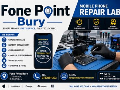 Fone Point Bury, Bury, Cell Phone Repairs, Greater Manchester, England, United Kingdom
