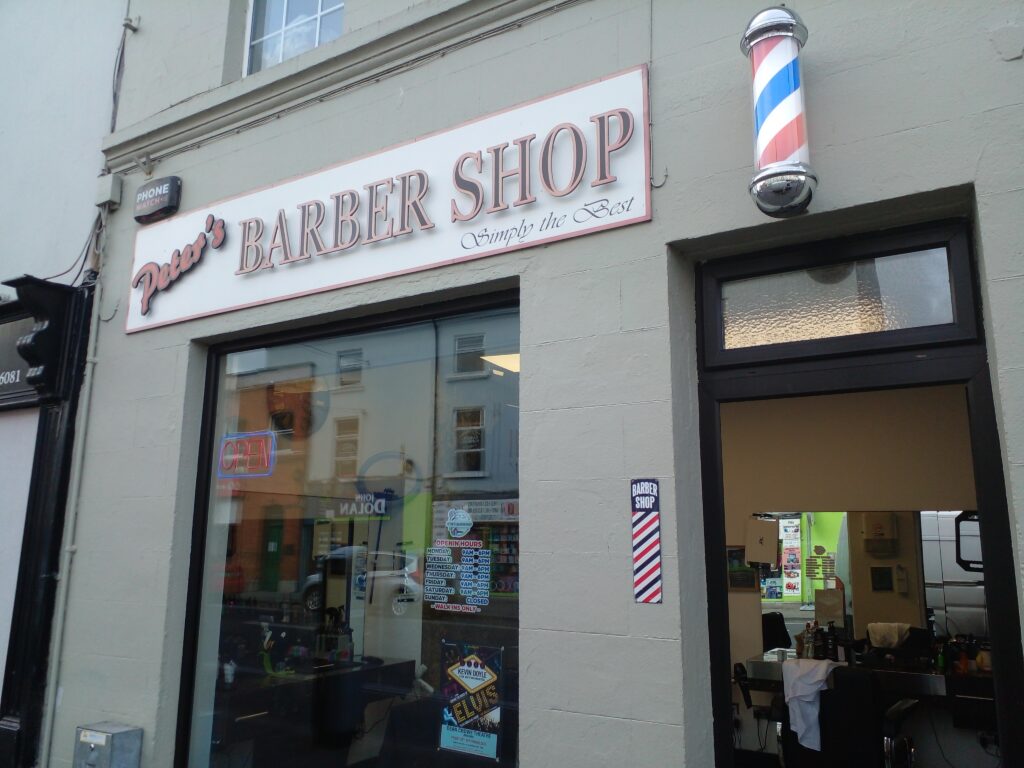Peter's Barbershop, Ballinasloe, Co. Galway, Connacht, Ireland