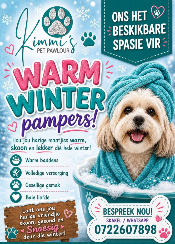 Kimmi's Pet PAWlour, Dog Grooming, Pets, Kroonstad, Free State, South Africa